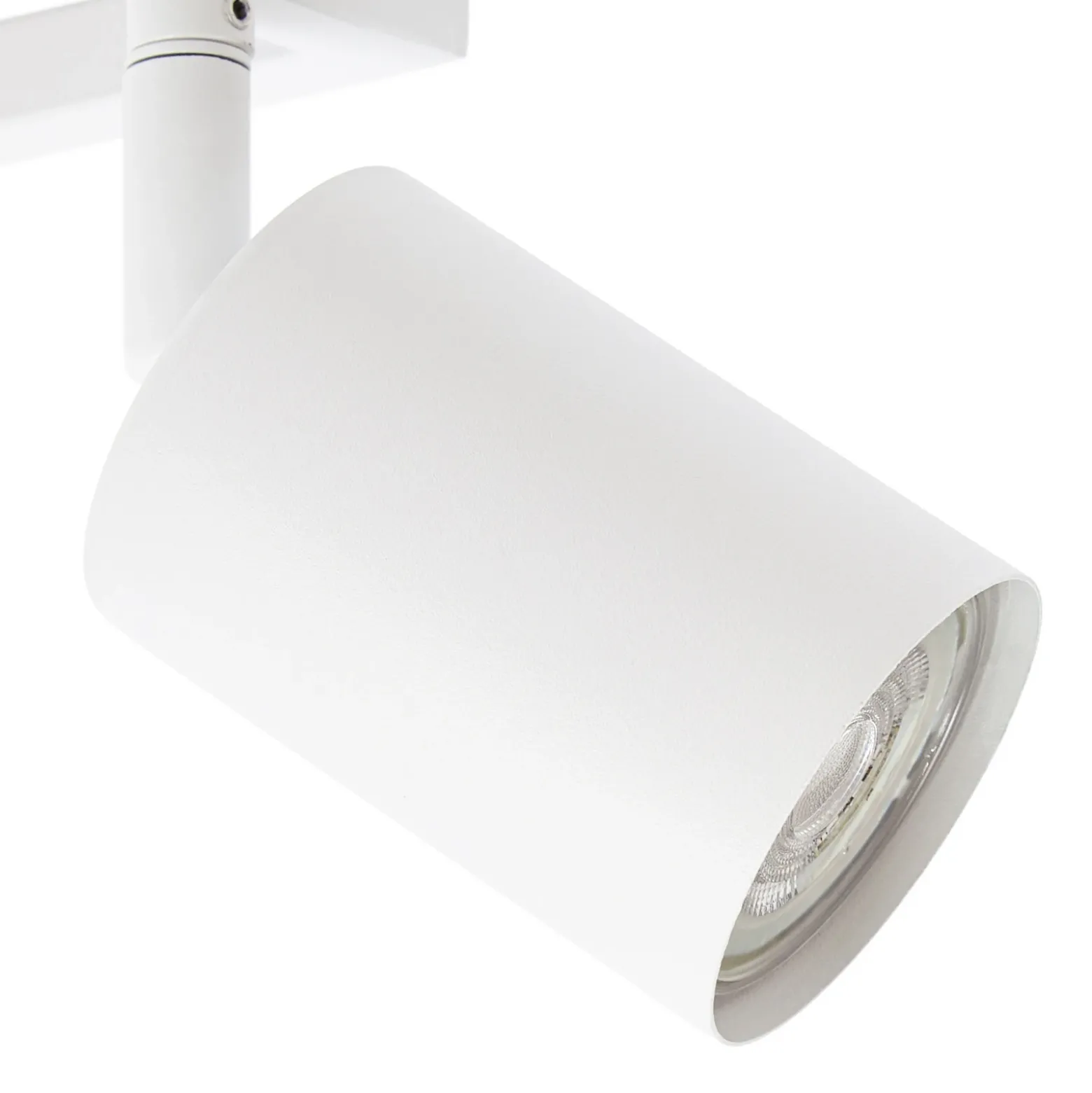 Downlight de techo Lindby Bravius, blanco, 6 luces, hierro