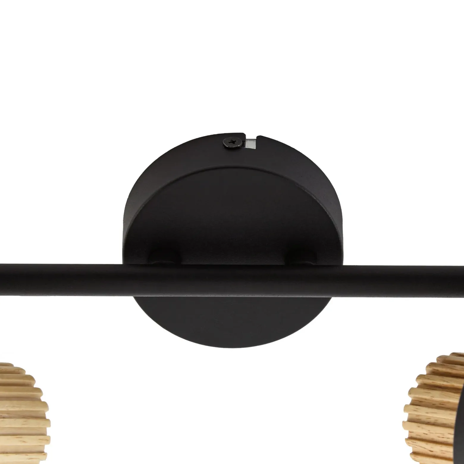 Downlight de techo Lindby Lenja, 2 luces, negro, E14, metal