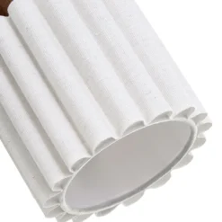 Downlight de techo Lindby Shiloh, 3 luces, nogal/beige, madera