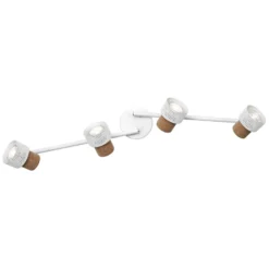 Downlight de techo OSRAM CORK, blanco, 4 luces, atenuable, GU10