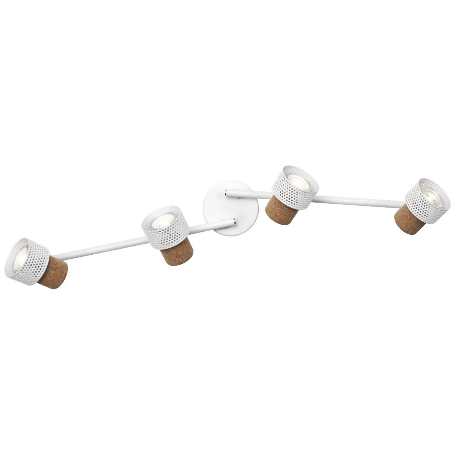 Downlight de techo OSRAM CORK, blanco, 4 luces, atenuable, GU10