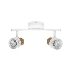 Downlight de techo OSRAM CORK, blanco, de 2 luces, atenuable, GU10