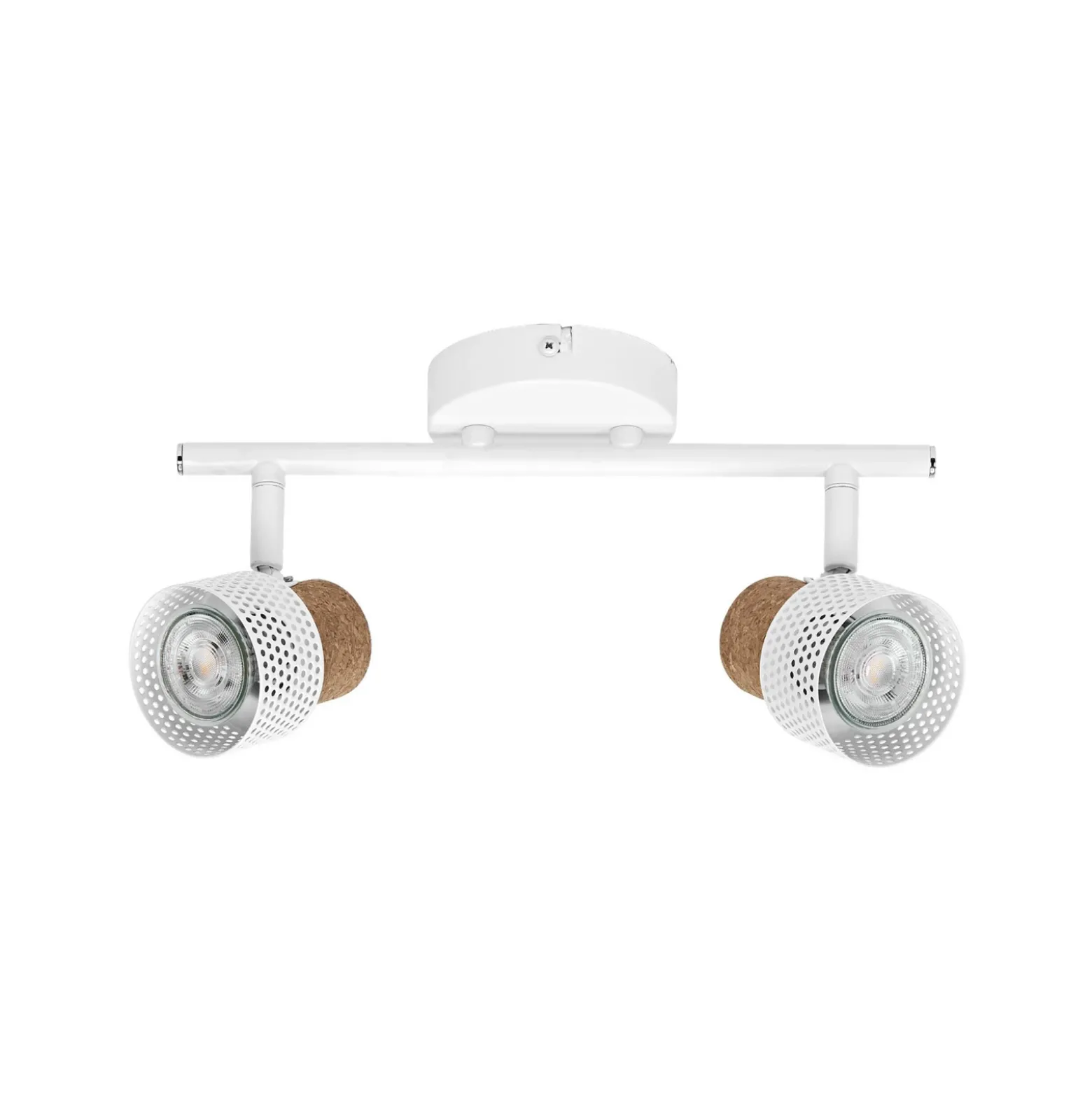 Downlight de techo OSRAM CORK, blanco, de 2 luces, atenuable, GU10