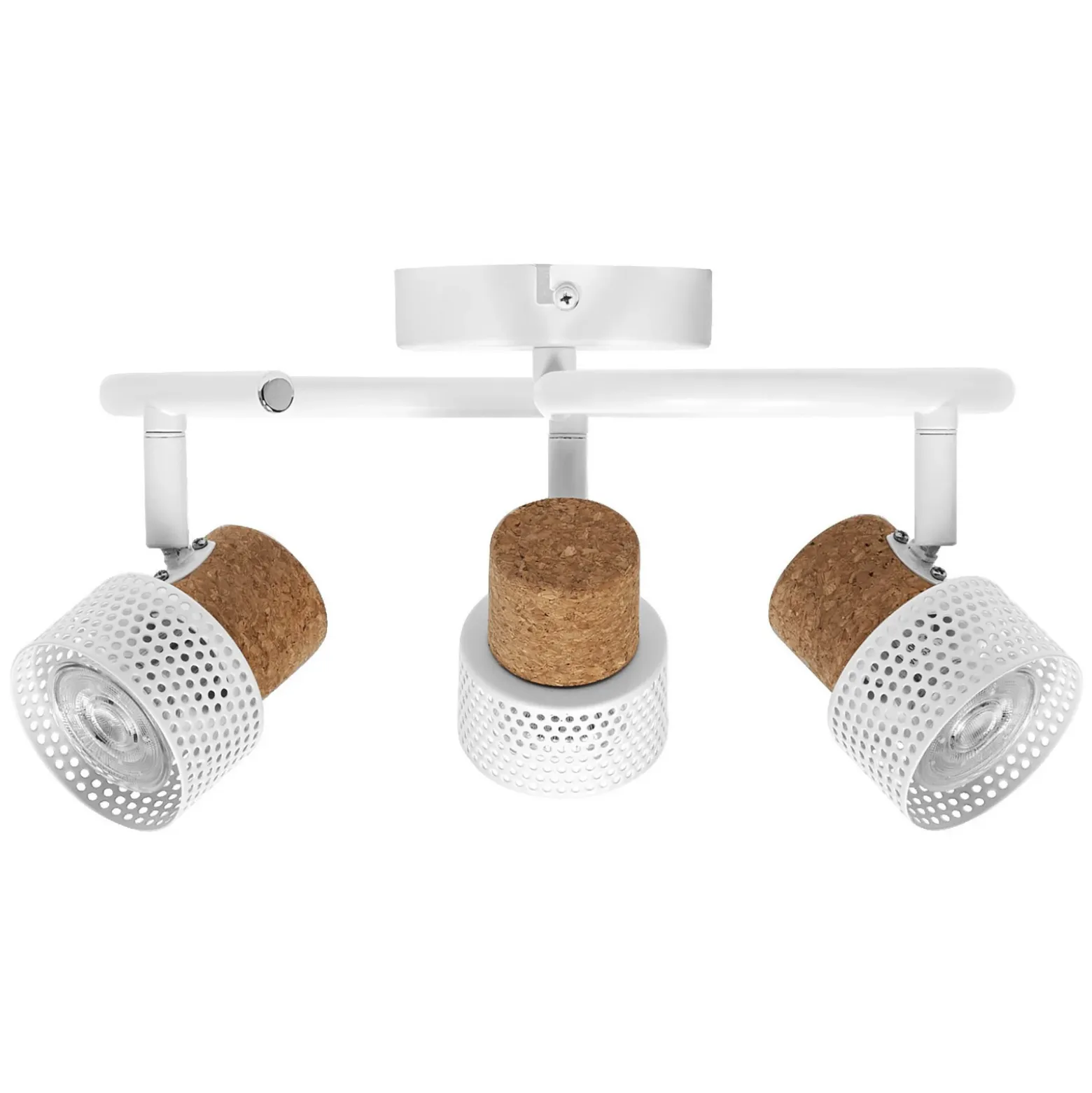Downlight de techo OSRAM CORK SPIRAL, blanco, 3 luces, atenuable, GU10