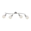 Downlight Elliott, níquel mate, longitud 70 cm, metal