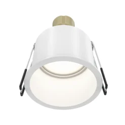 Downlight empotrable Maytoni Reif, blanco/blanco, Ø 6,8 cm, aluminio