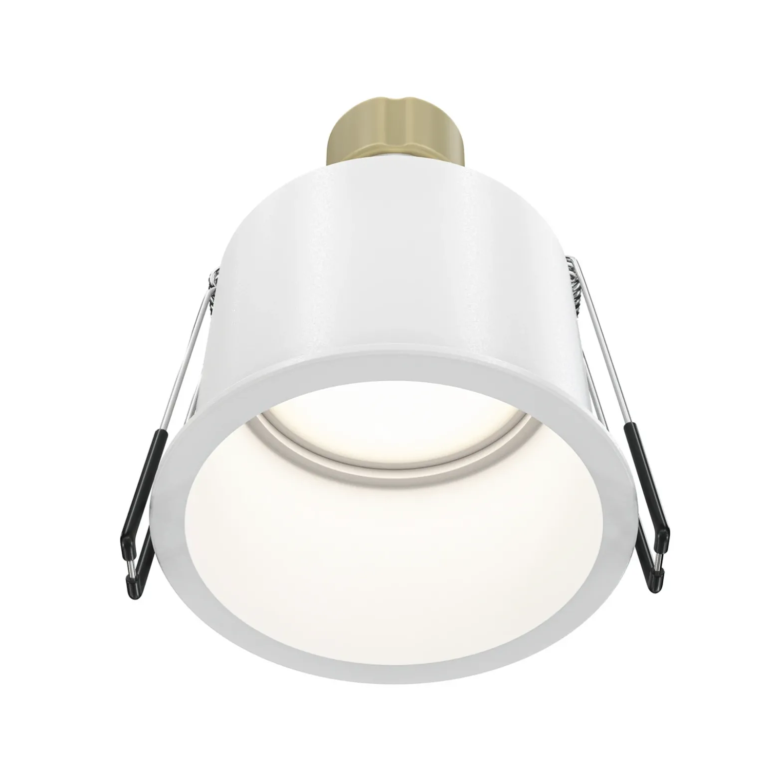 Downlight empotrable Maytoni Reif, blanco/blanco, Ø 6,8 cm, aluminio