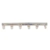 Downlight Envostar Tino de 6 luces, blanco/madera