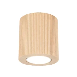 Downlight Eve, 8,5 cm de altura, casquillo GU10, madera