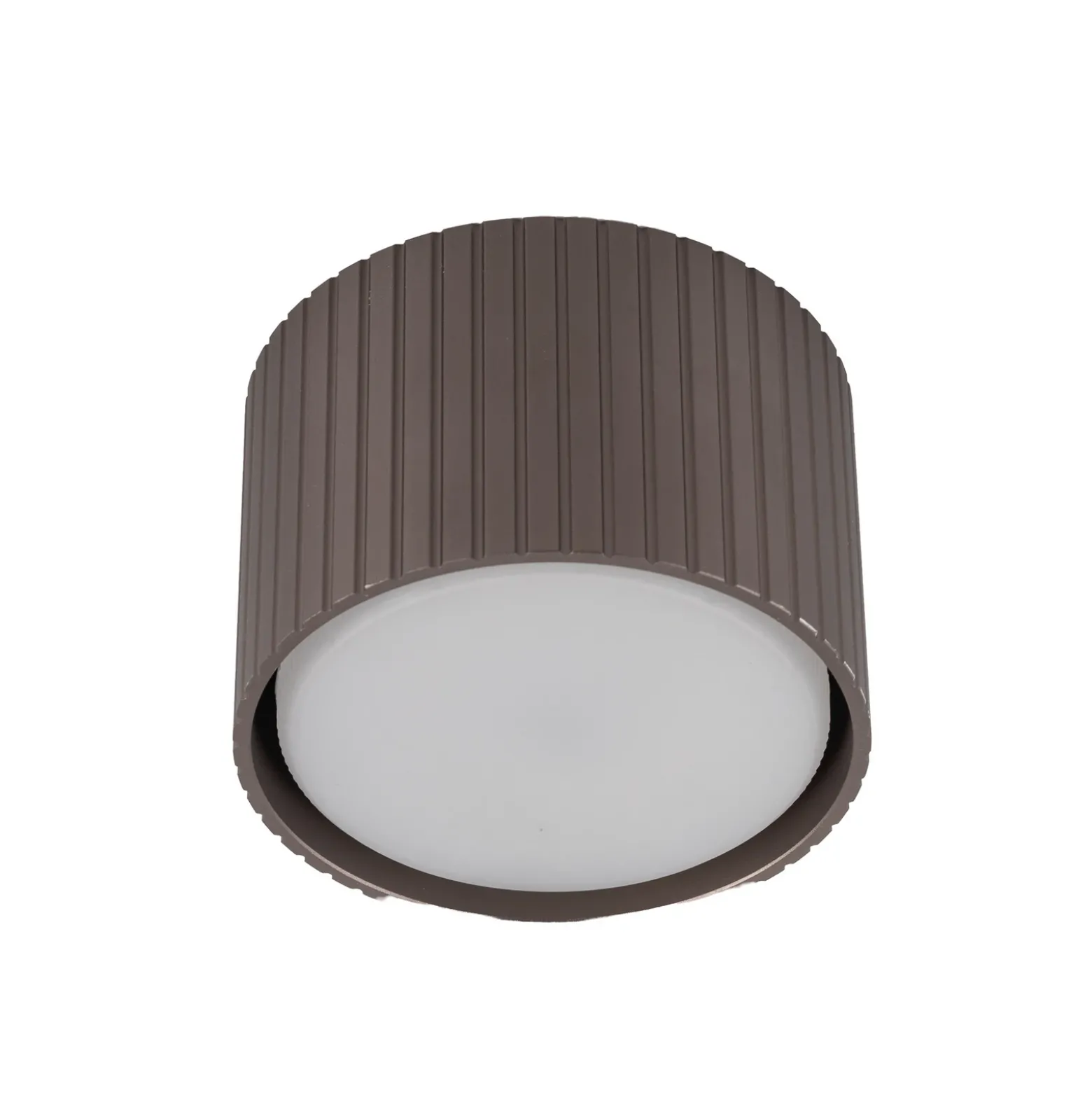 Downlight Ferro, marrón, plástico, 6 cm de altura, GX53