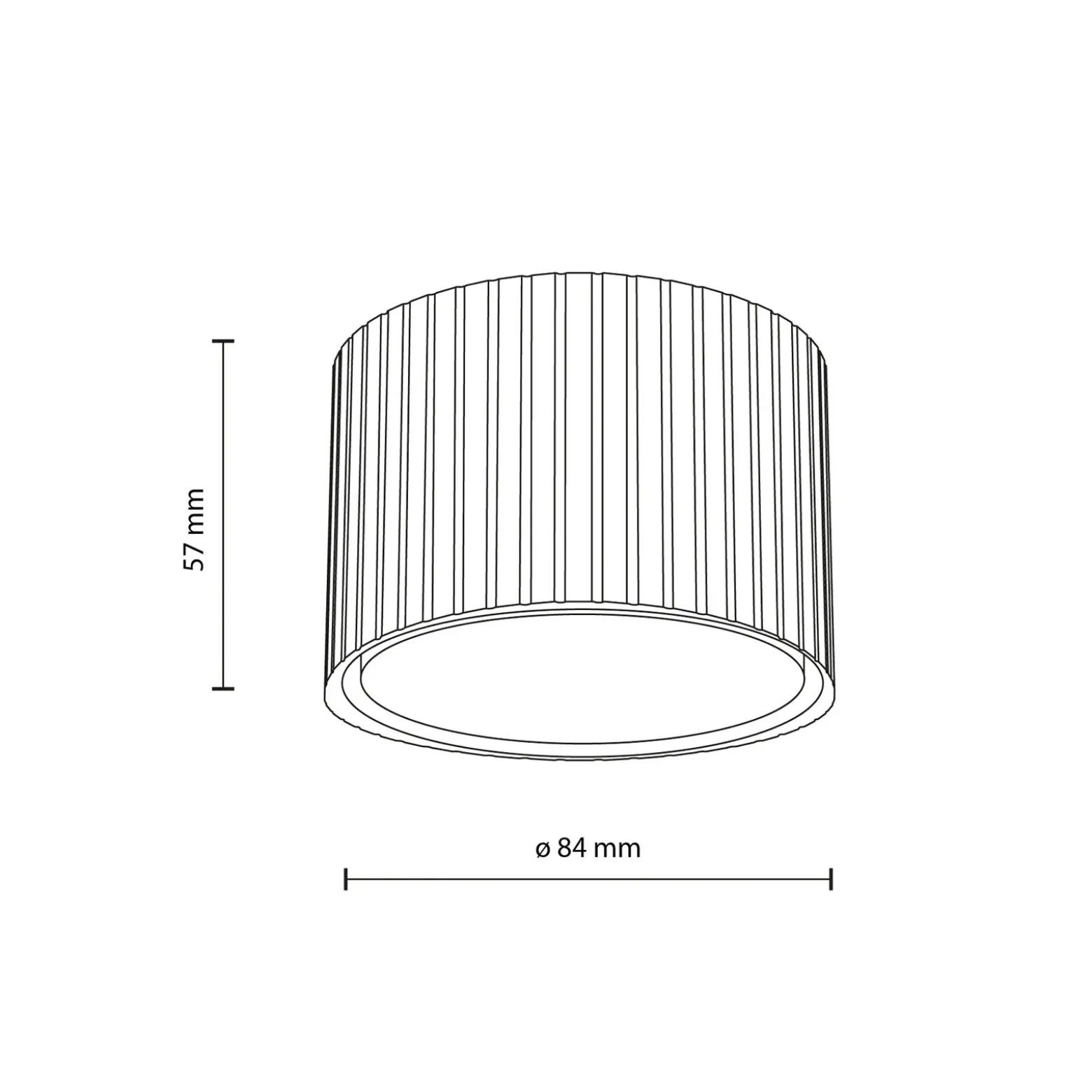 Downlight Ferro, marrón, plástico, 6 cm de altura, GX53