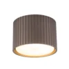Downlight Ferro, marrón, plástico, 6 cm de altura, GX53