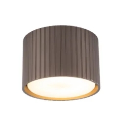 Downlight Ferro, marrón, plástico, 6 cm de altura, GX53