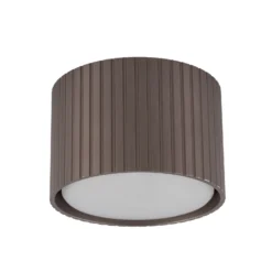 Downlight Ferro, marrón, plástico, 6 cm de altura, GX53