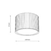 Downlight Ferro, negro, plástico, 6 cm de altura, GX53