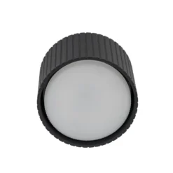 Downlight Ferro, negro, plástico, 6 cm de altura, GX53