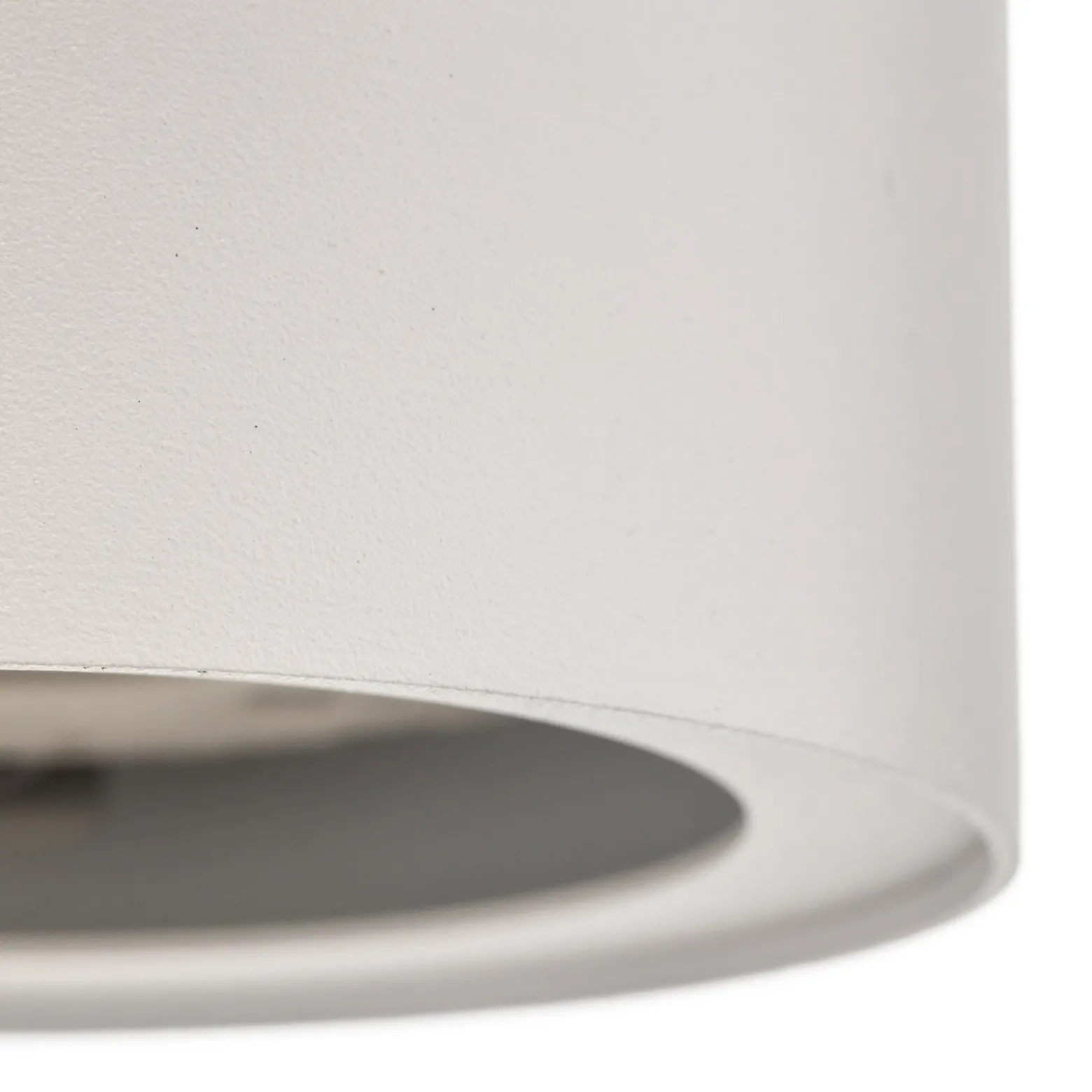 Downlight Flea de acero, blanco