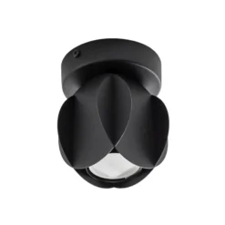 Downlight GAMBIT, negro, Ø 10 cm, metal, GU10-LED