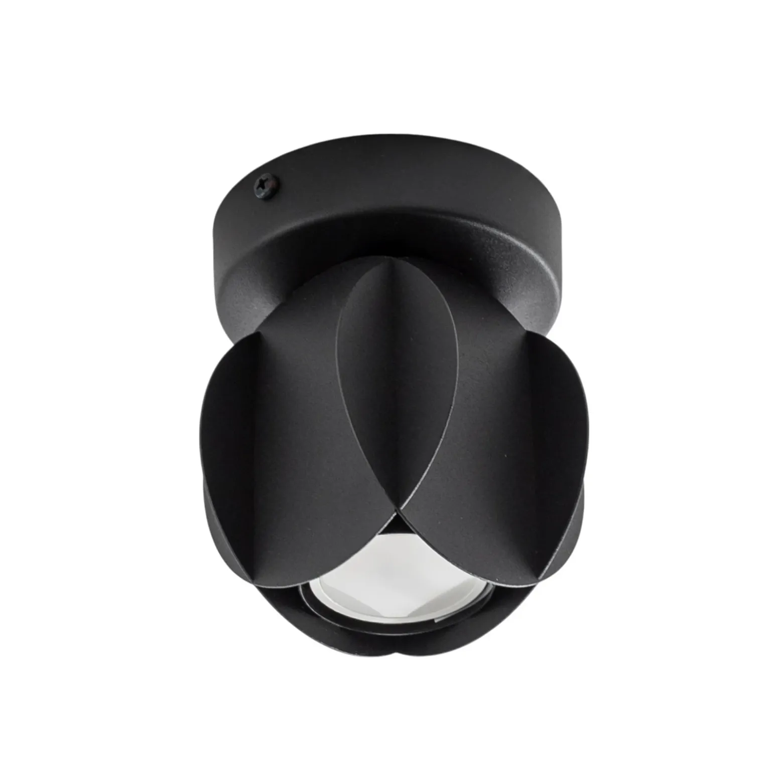 Downlight GAMBIT, negro, Ø 10 cm, metal, GU10-LED
