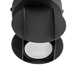 Downlight GAMBIT, negro, Ø 10 cm, metal, GU10-LED