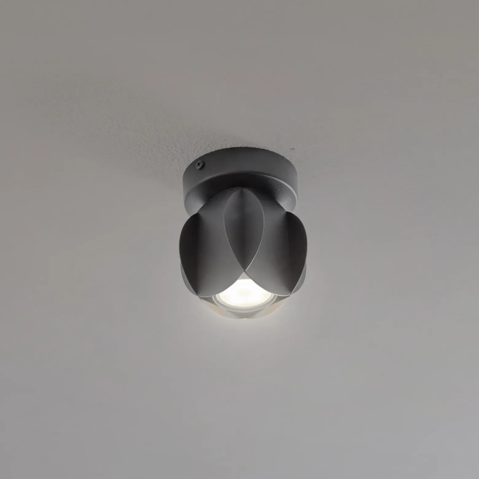 Downlight GAMBIT, negro, Ø 10 cm, metal, GU10-LED