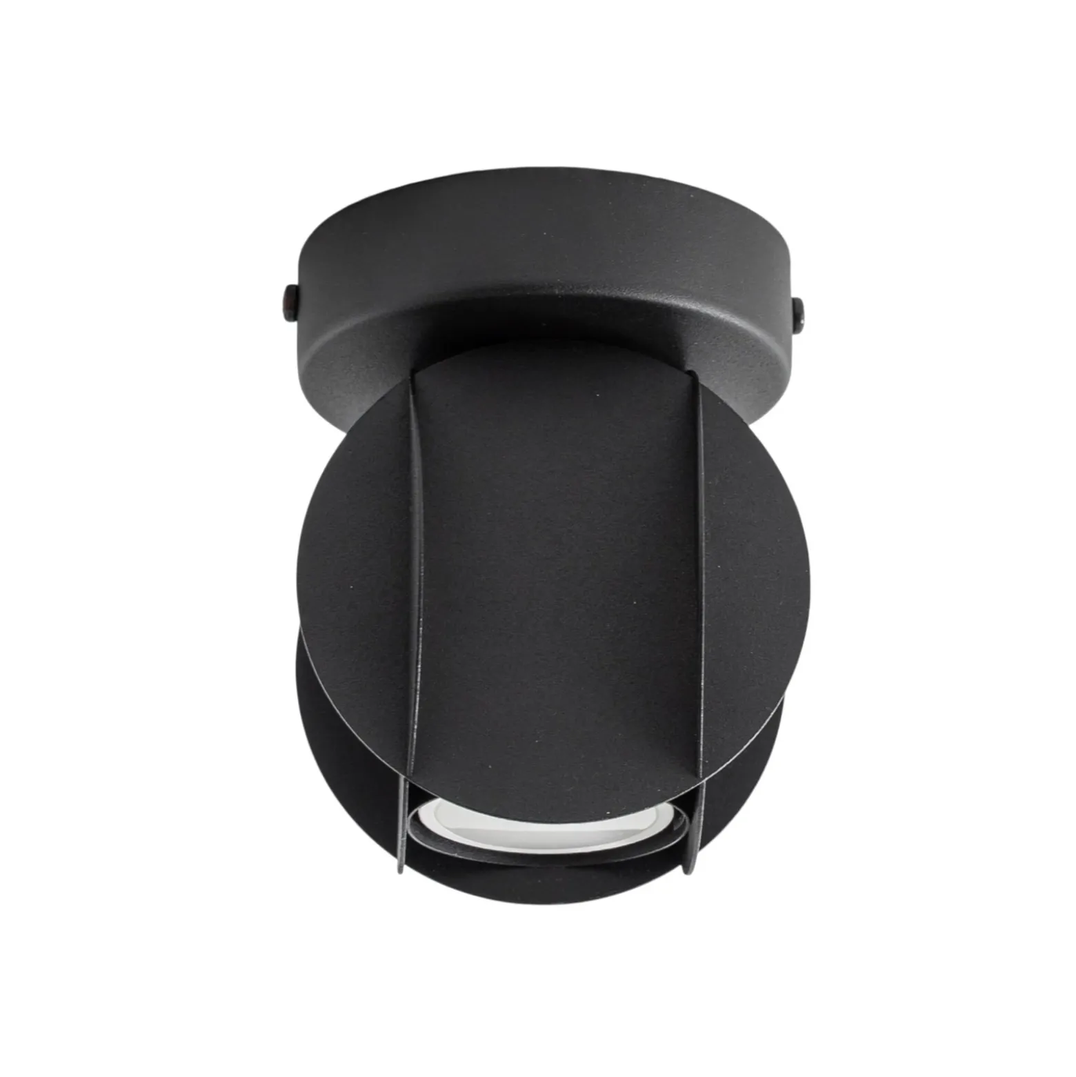 Downlight GAMBIT, negro, Ø 10 cm, metal, GU10-LED