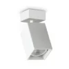 Downlight IDEAL LUX Dynamite Square, blanco, longitud 5,7 cm