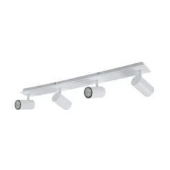 Downlight Joffrey de Lindby, 80 cm, blanco, 4 luces, GU10