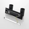 Downlight Joffrey de Lindby, 31 cm, 2 luces, negro, GU10