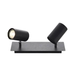 Downlight Joffrey de Lindby, 31 cm, 2 luces, negro, GU10