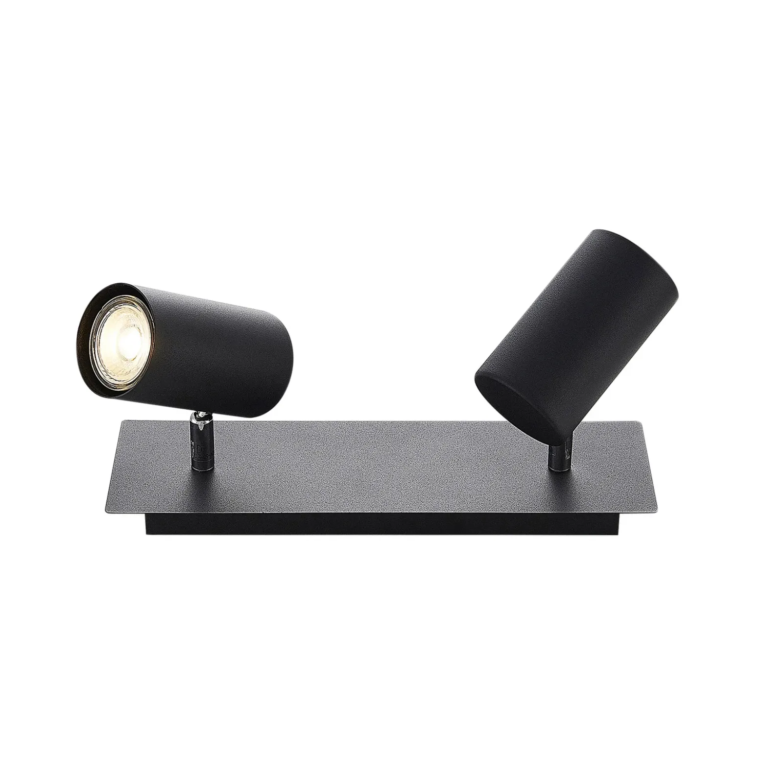 Downlight Joffrey de Lindby, 31 cm, 2 luces, negro, GU10