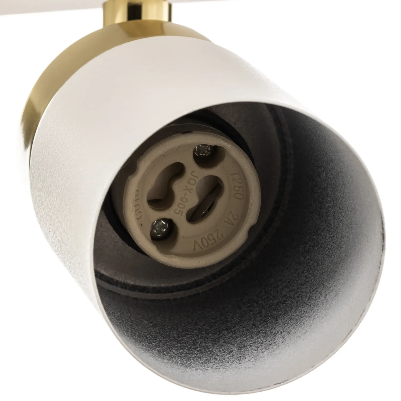 Downlight Joker, blanco/dorado, 3 luces