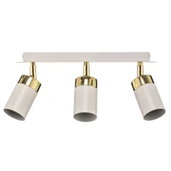 Downlight Joker, blanco/dorado, 3 luces
