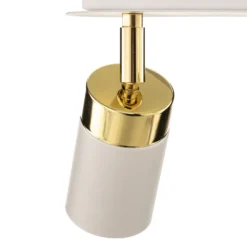 Downlight Joker, blanco/dorado, 3 luces