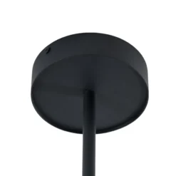Downlight Leda 2, antracita, 2 luces, acero, altura 55 cm