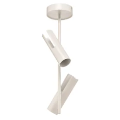 Downlight Leda 2, 2 luces, blanco