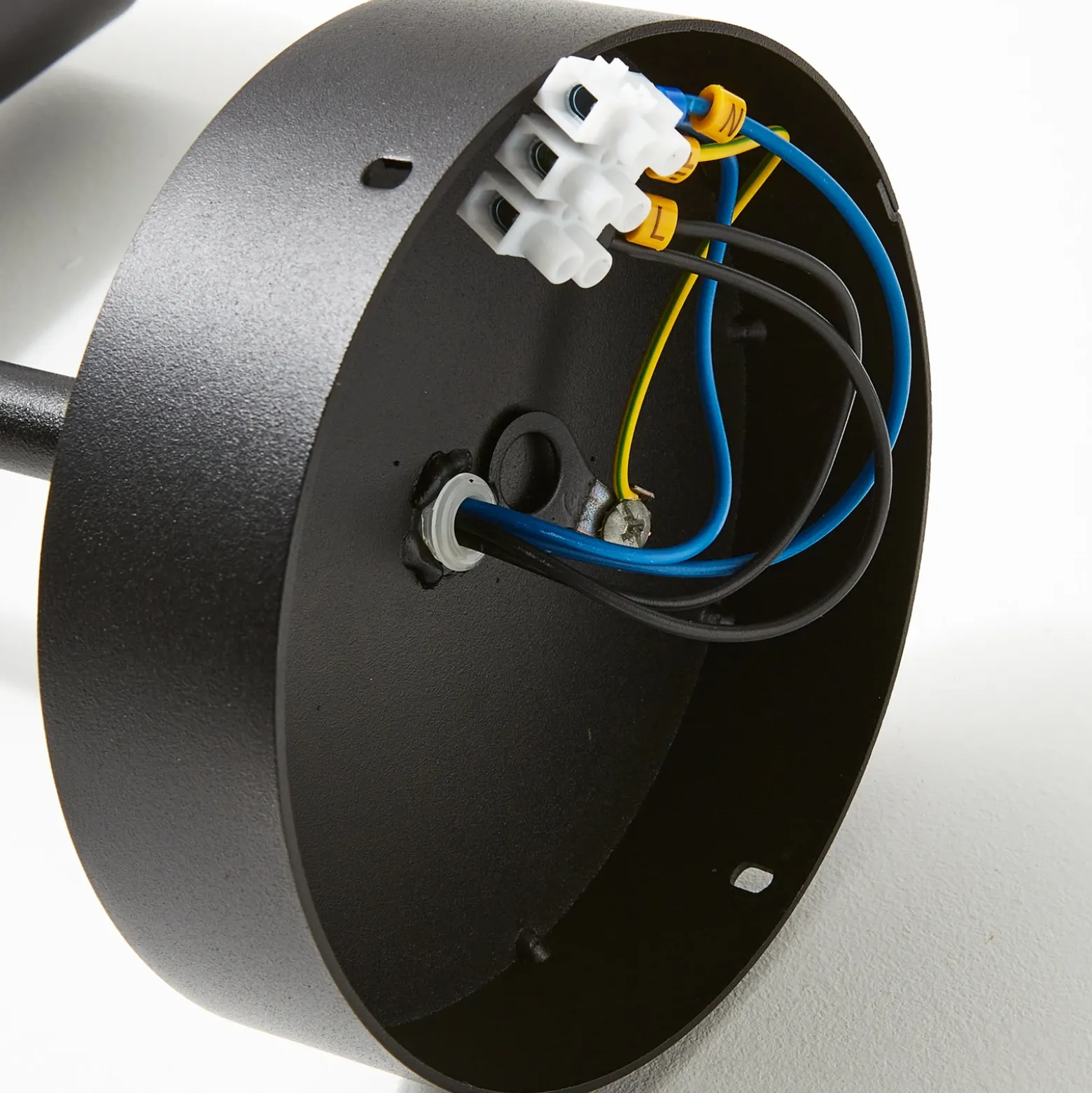Downlight Leda 2, 2 luces, negro