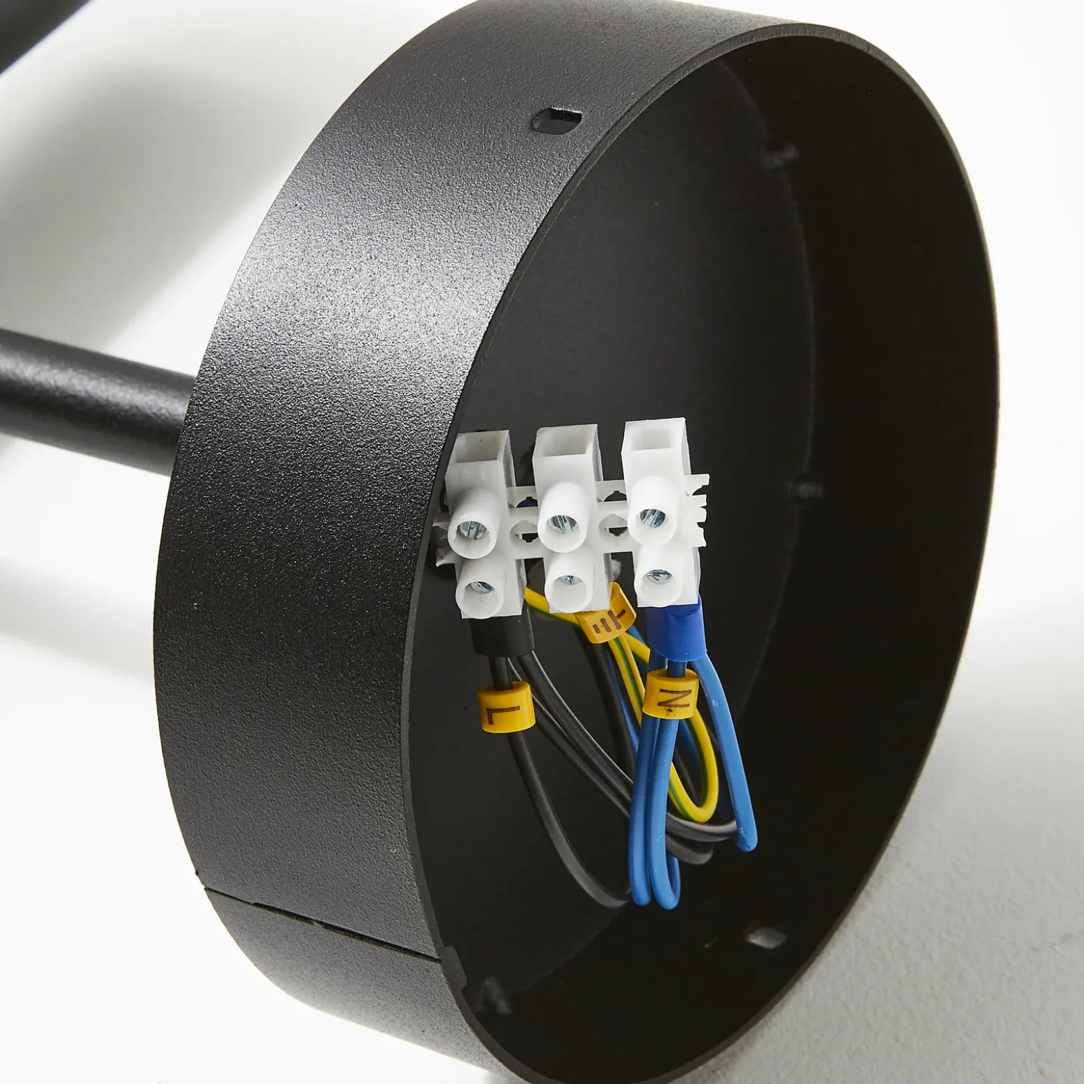 Downlight Leda 3, 3 luces, negro