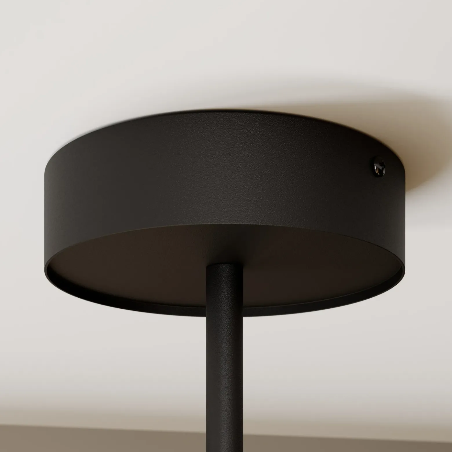 Downlight Leda 3, 3 luces, negro-dorado