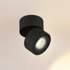 Downlight LED Arcchio Rotari, 980 lm, 1 luz, negro