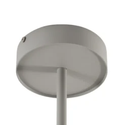Downlight Leda 2, taupe, 2 luces, acero, GU10, altura 55 cm