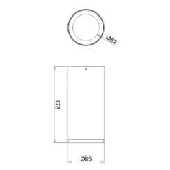 Downlight LED empotrable Lucea 20 W blanco