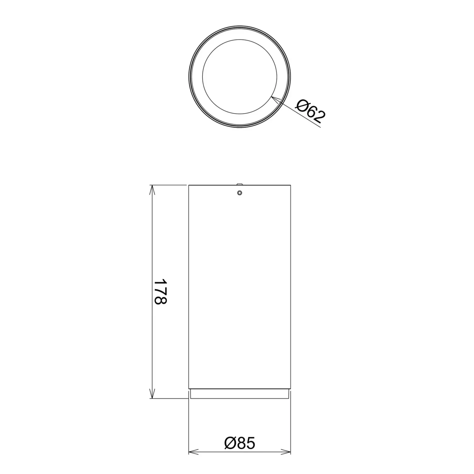 Downlight LED empotrable Lucea 20 W blanco