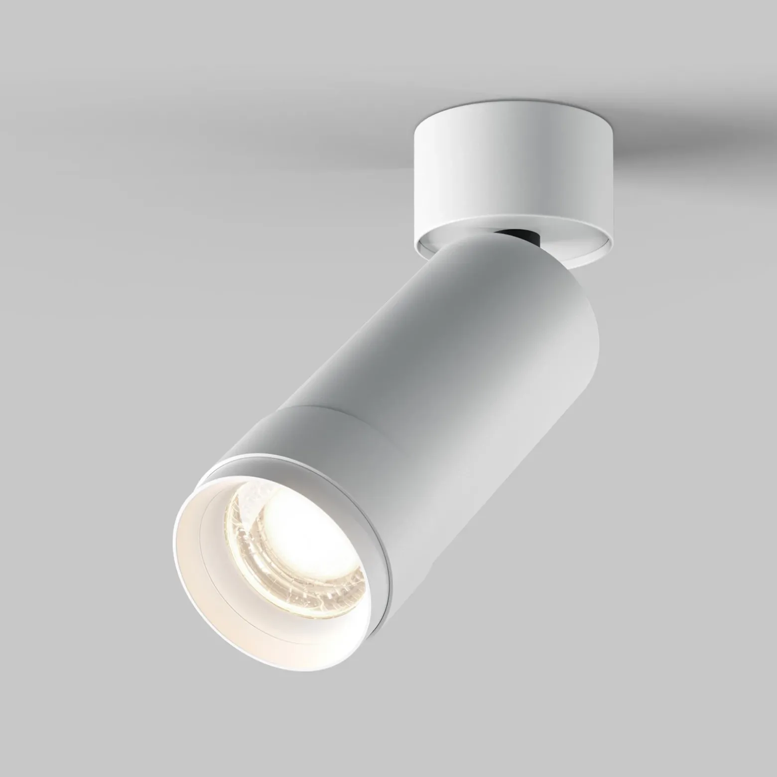 Downlight LED Focus Zoom de Maytoni, blanco, 4000 K, giratorio
