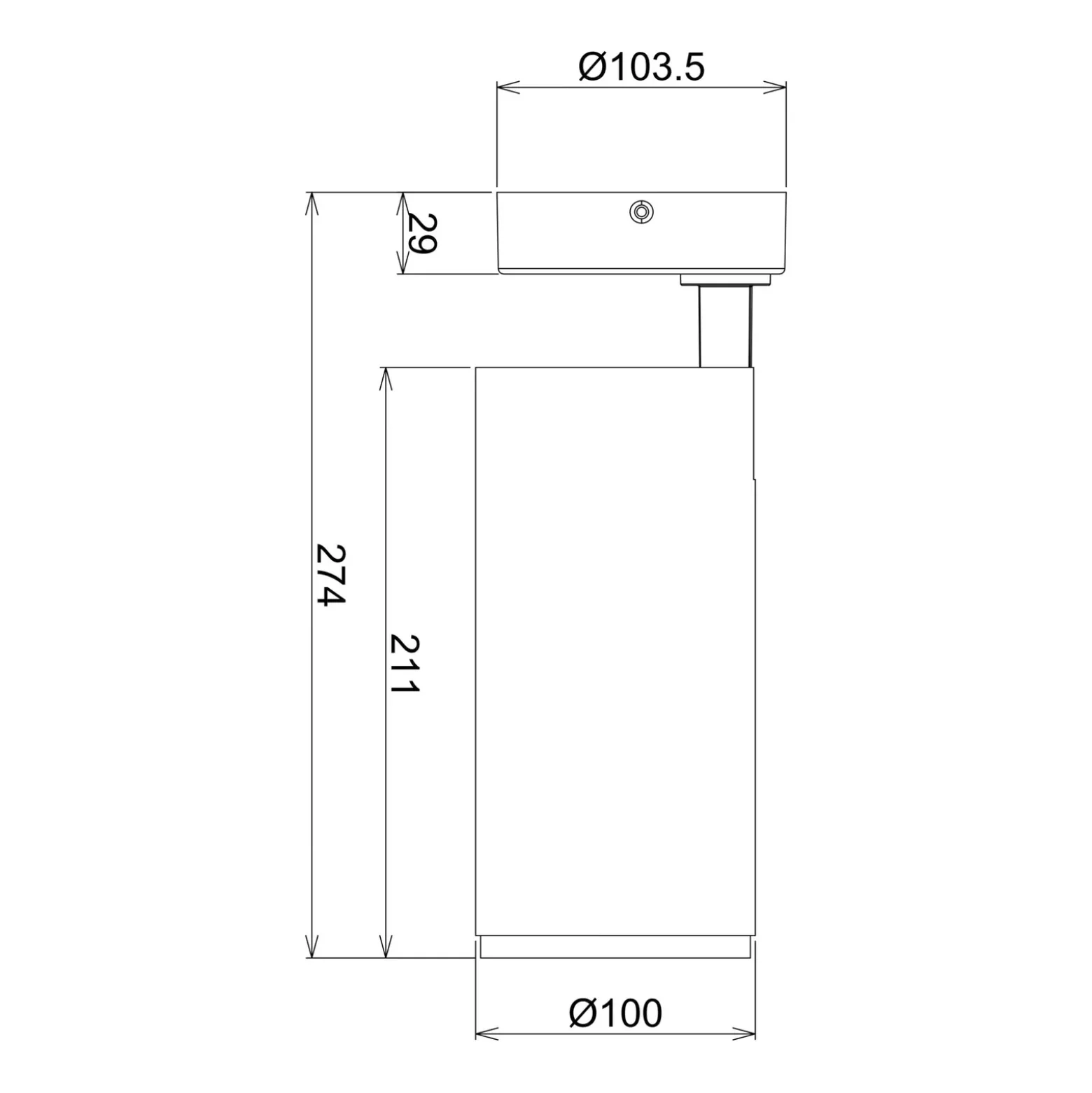 Downlight LED Lucea, orientable, 30 W blanco