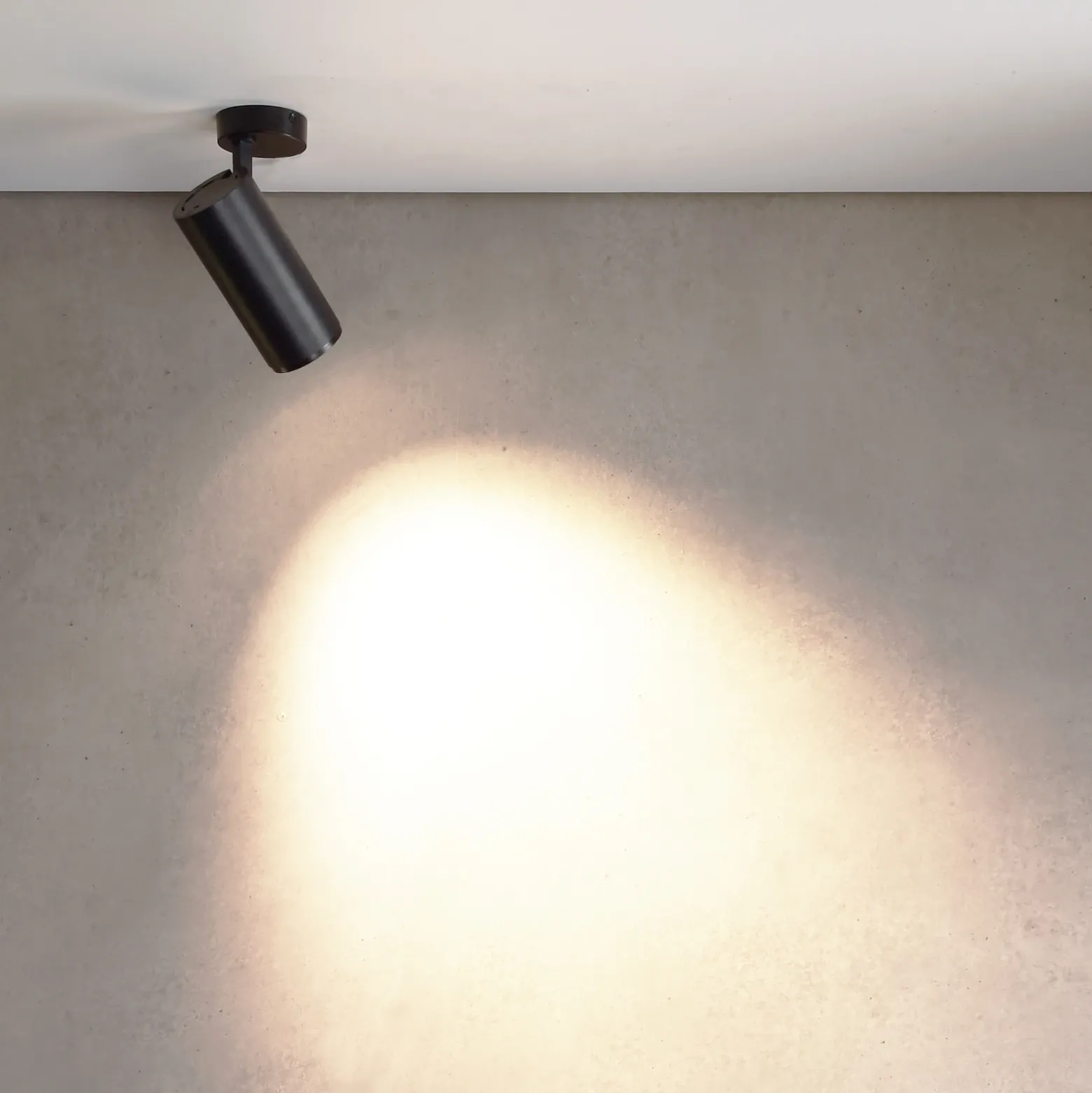 Downlight LED Lucea, orientable, 30 W, negro