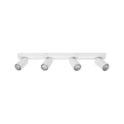 Downlight LED OCTAGON de OSRAM, blanco, 4 luces, GU10-LED 927 atenuable