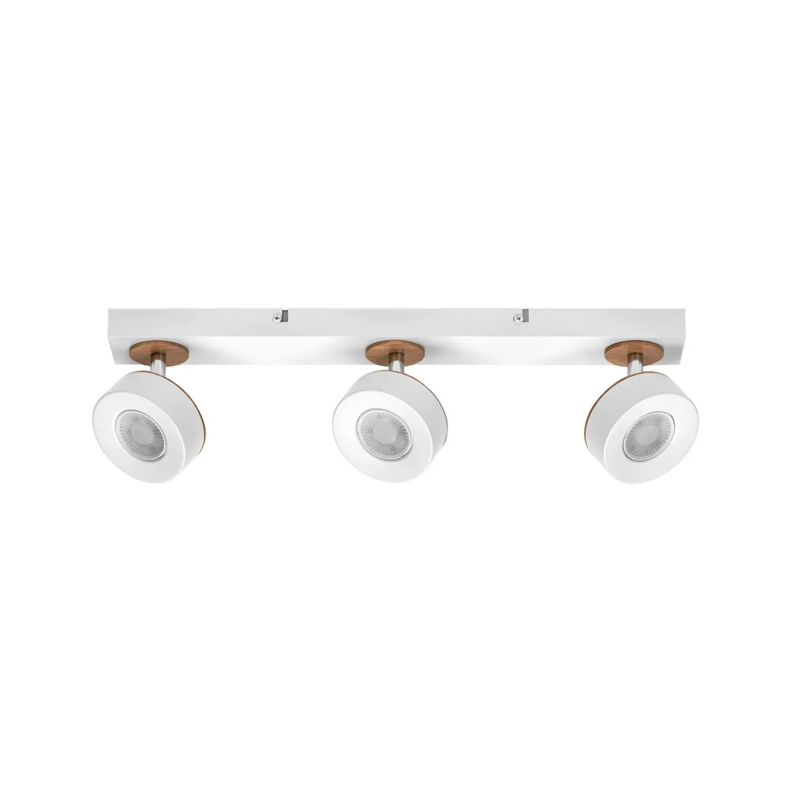 Downlight LED PLUTO de OSRAM, blanco, 3 focos metálicos, 3000 K