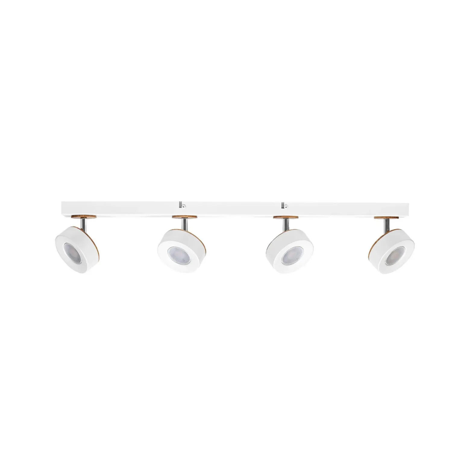 Downlight LED PLUTO de OSRAM, blanco, 4 focos metálicos, 3000 K