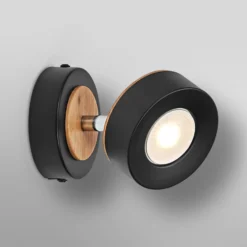 Downlight LED PLUTO de OSRAM, negro, 1 foco, 3000 K